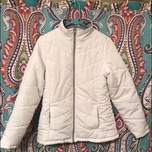 White, puffy jacket